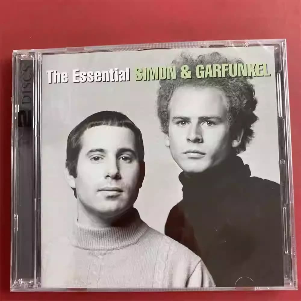 CD Classico Folk Rock & Pop Rock Simon & Garfunkel, Collezione Musicale 2CD, The Essential, Walkman per Cosplay, Collezioni Sonore per Auto, Confezione Regalo