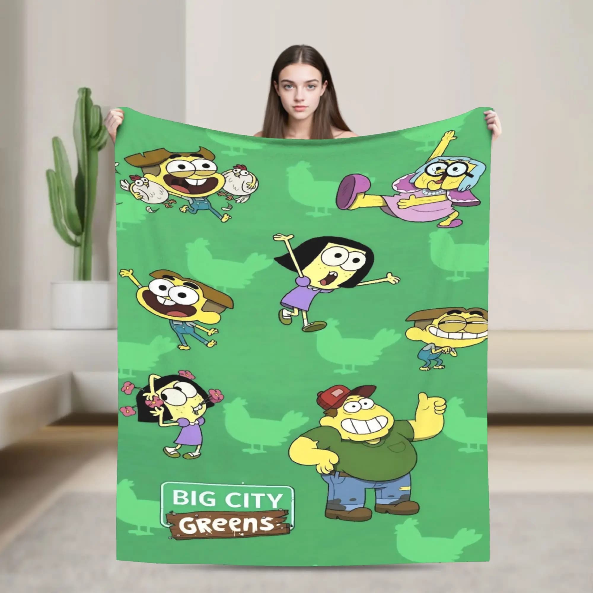 Big City Greens Blankets Warm Soft Aesthetic Plush Throw Blanket For Kids Adult Couch Chair Sofa Flannel Bedspread Bed Cover