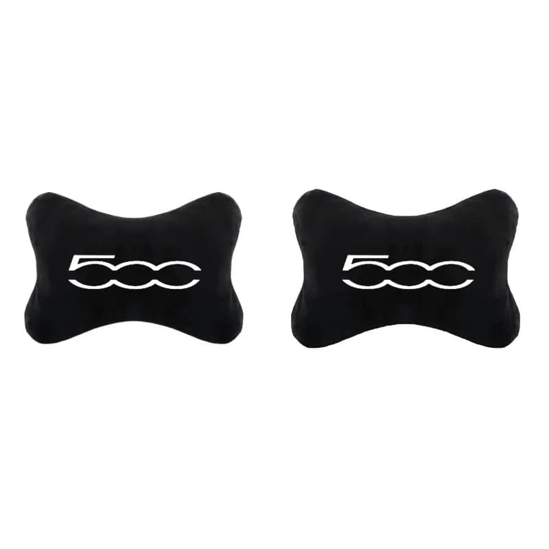 For 500 500E 500L 500C 500S 500X Competizione 12 Spider Car Headrest Neck Support Seat Belt Cover Auto Accessories