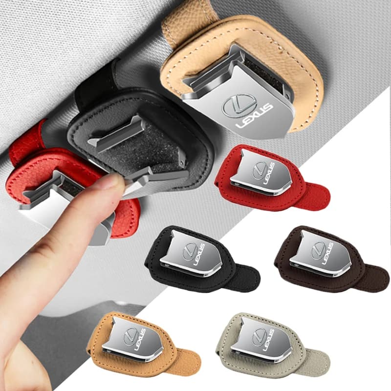 Adesivo per auto, supporto per occhiali da sole e porta biglietti per Lexus Fsport GX470 RX330 IS250 LX600 LS RX35