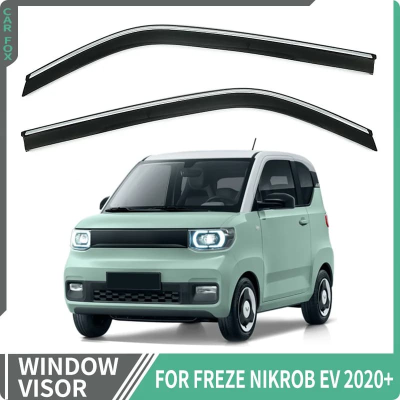 2 pezzi per Freze Nikrob EV 2000-2023 finestrino per auto tenda da sole abbracci parabrezza finestra laterale pioggia parasole accessori auto