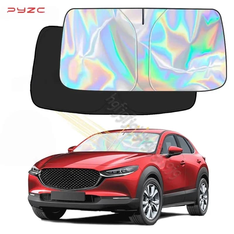 For Mazda CX-30 2020 2021 2022 2023 2024 Interior Accessories Car Front Window Sunshade Custom Windshield Sun Visor UV Sun Shade