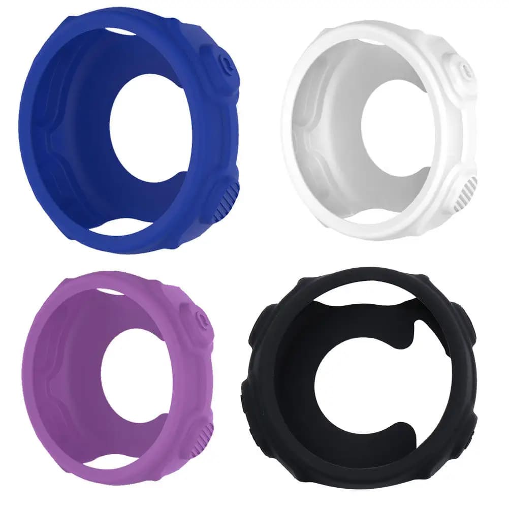4 pezzi di custodia per smartwatch, custodia protettiva in silicone, telaio protettivo, resistente ai graffi e alle cadute, per Forerunner235 Watch Protective