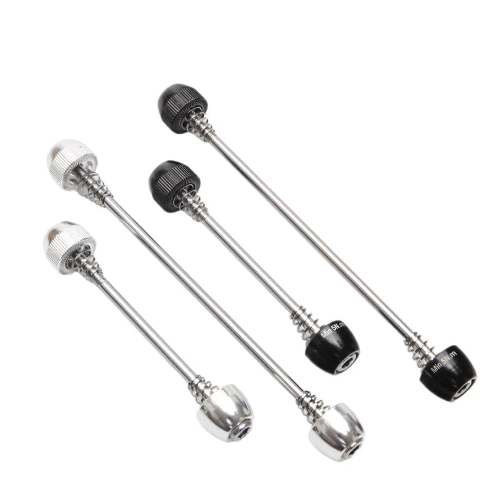 Mr.Tiparts Asse Mozzo a Sgancio Rapido 111/172mm per Biciclette Pieghevoli Brompton e Dahon, Asse Ruota Anteriore e Posteriore