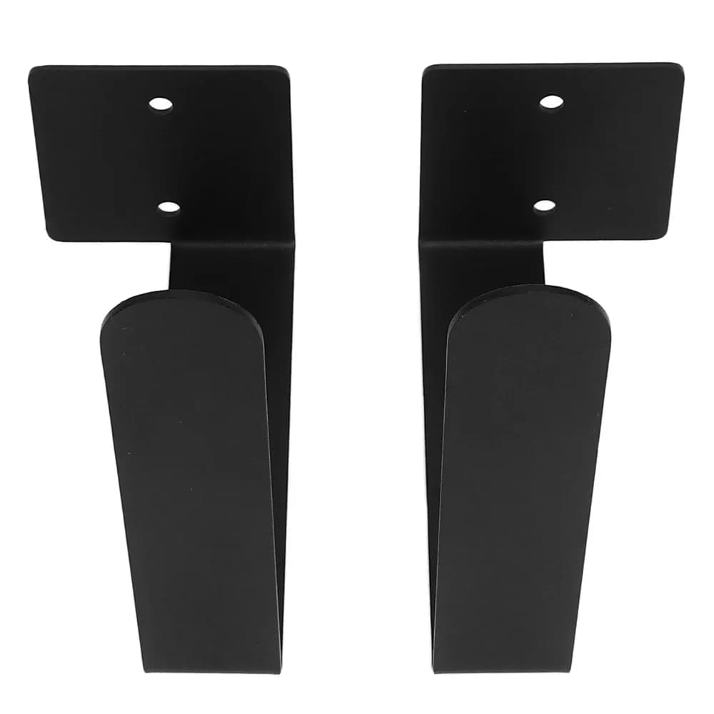 2pcs Durable Iron Material Pot Lid Holder Screws Included Wall Mount Cutting Board Holder Pot Lid Organizer For Kitchen