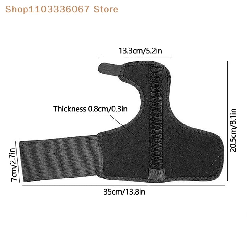 [HB] Protezione per Polso e Dito Minore con Fascia di Supporto in Alluminio per Guanti e Protezione della Guaina Tendineoossa