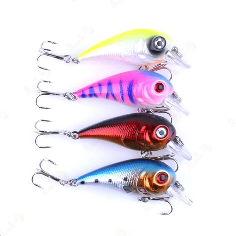 Esca Artificiale 5CM 5G Small Fat Lightning Hand Rock con Rumore, Esca Dura Universale per Pesca di Bass e Mandarino, Speciale