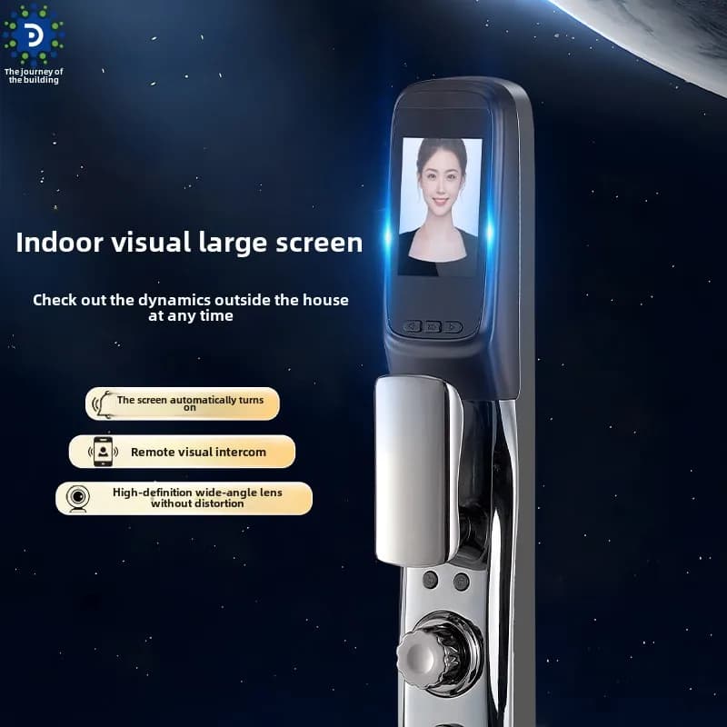 Smart Lock completamente automatico per l'ingresso domestico Caratteristiche antifurto Password Impronta digitale Riconoscimento facciale Archiviazione dati cloud