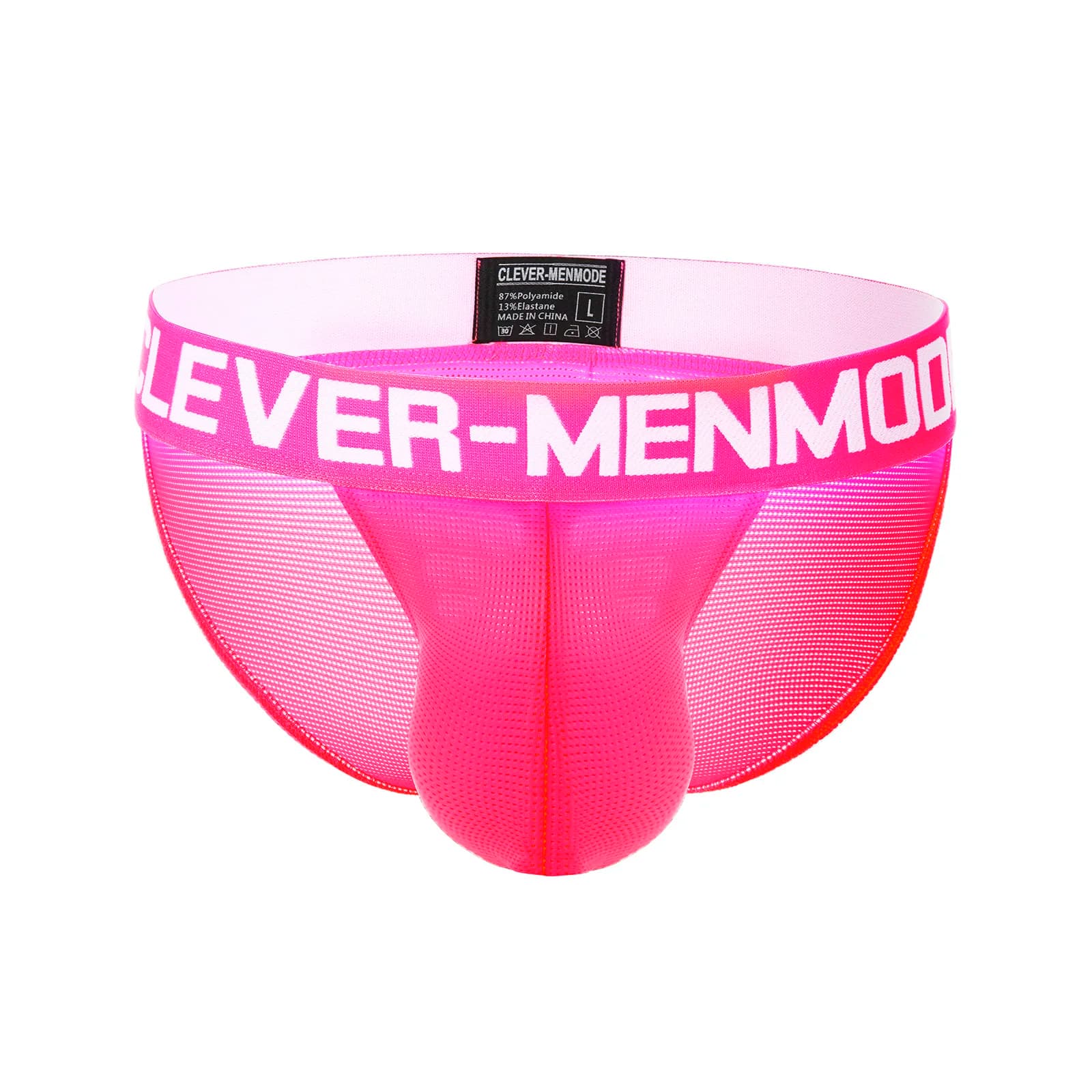 CLEVER-MENMODE Pantaloncini traspiranti da uomo Mutande Fluorescenti Custodia ad asciugatura rapida Mutandine Sportive Biancheria intima confortevole