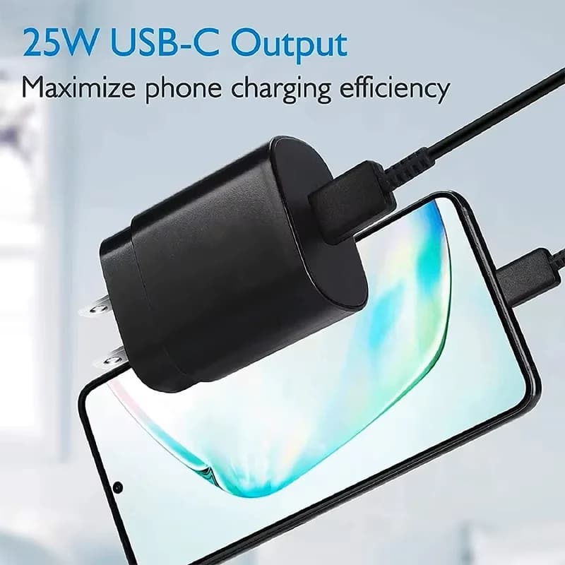 25W USB C PD Caricatore Super Veloce tipo c Adattatore di Alimentazione Da Parete USB C a Tipo C Cavo di Ricarica Veloce Per Samsu Galax S22 S21 S20 Nota10
