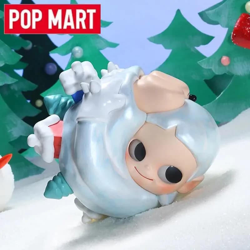 POP MART Zsiga The Winter of Gifts Series Blind Box Anime Action Figure Surprise Mystery Box Desktop Model Decoration Home Decor