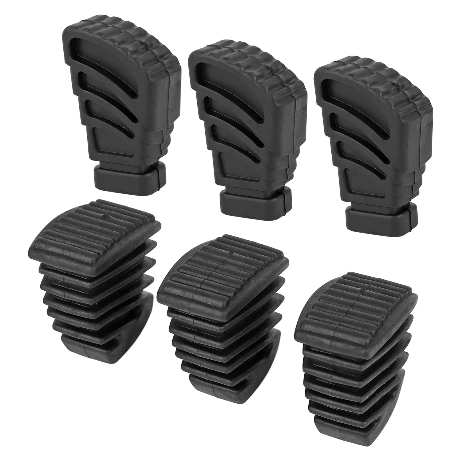 Piedini in gomma per grancassa Piedini in gomma per batteria Facile da installare Supporto per piatti antiscivolo Sedili hardware per parti di strumenti a percussione