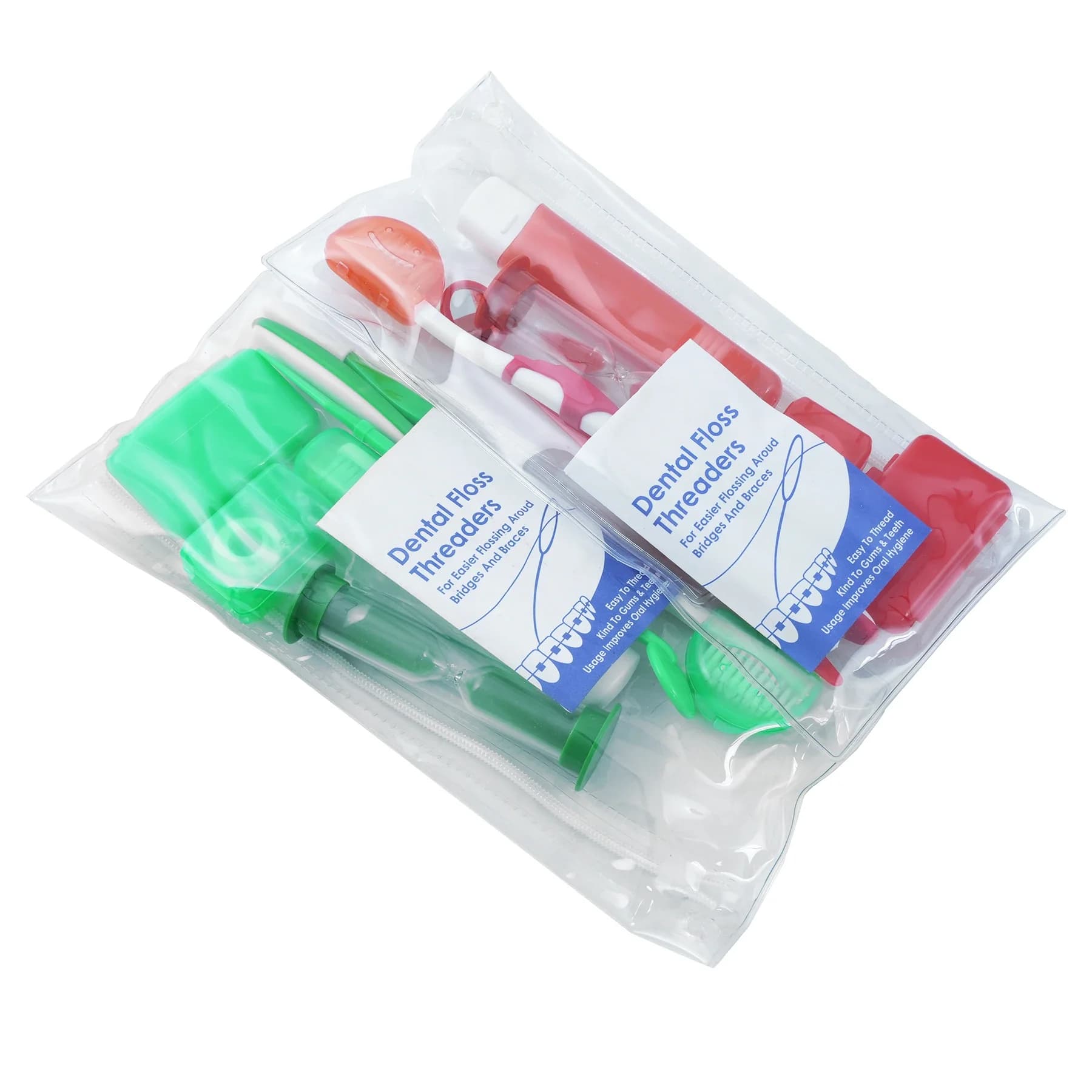 Orthodontic Travel Kit Hygiene Oral Toothbrush Interior Brush Ortho Cera Cleansing Oral Tooths Tool