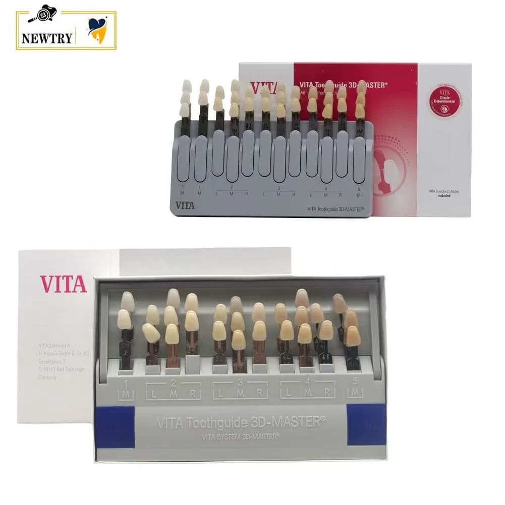 VITA 3D Toothguide, Guida Colori per Sbiancamento Dentale 16/29 Colori, Modello Dentale Classico VITAPAN, Piastra in Porcellana per Sbiancamento Denti