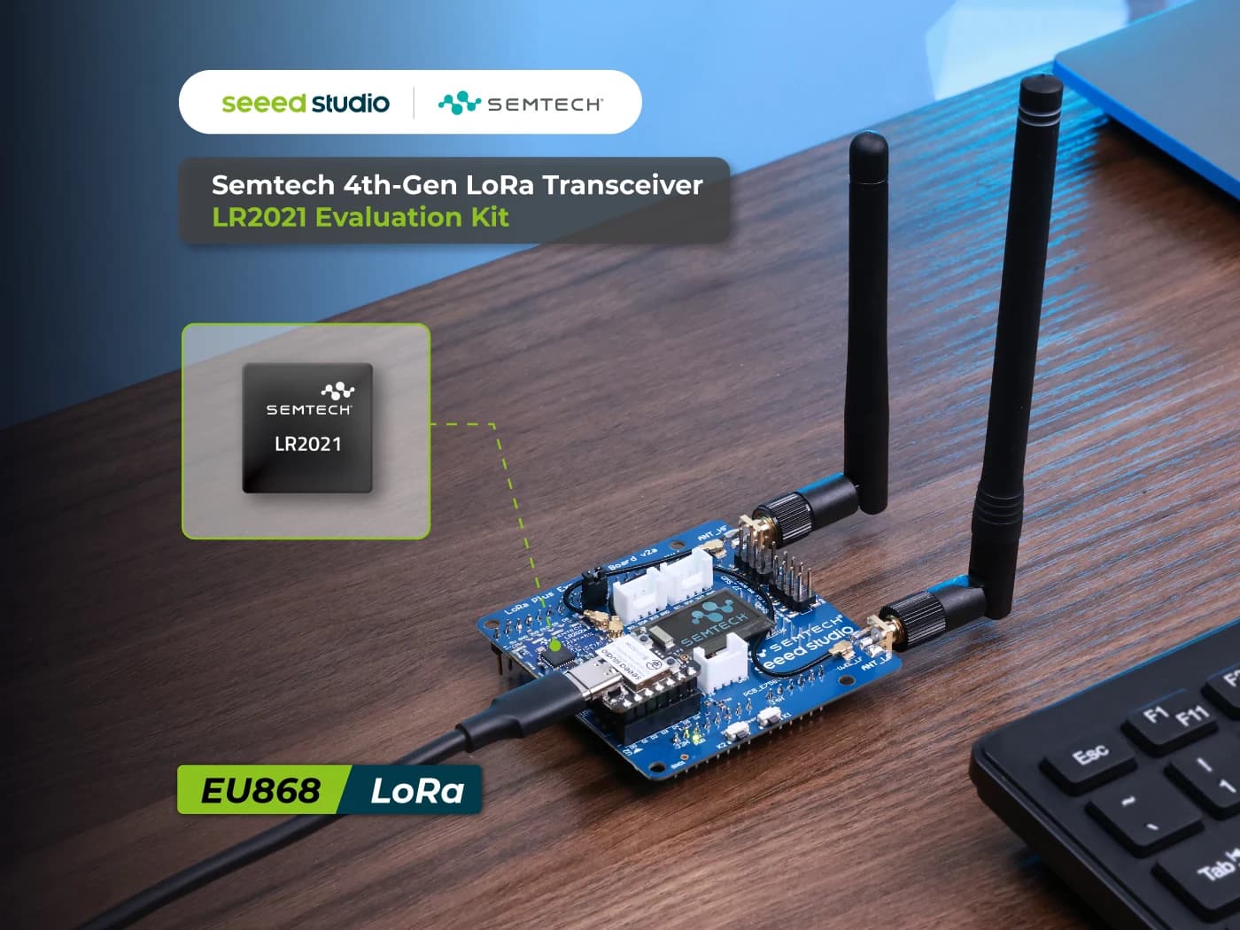 Kit di valutazione Semtech LR2021 LoRa Plus 868MHz 915MHz 490MHz Modulo LoRa FLRC XIAO nRF54L15 Arduino Uno STM32 Nucleo Nordic DK