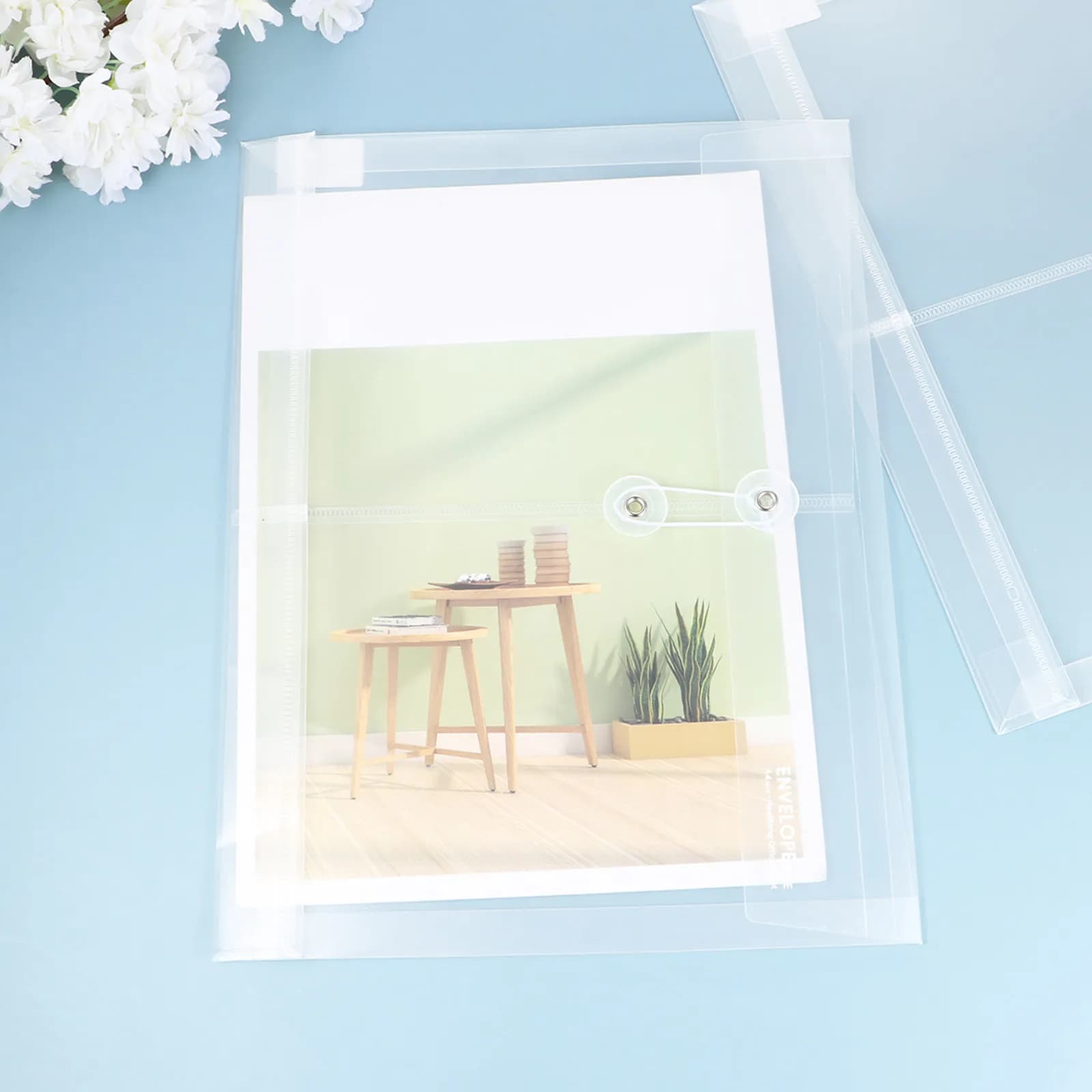 10 pezzi di buste in plastica per organizzare documenti, trasparenti, formato A4, impermeabili, resistenti agli strappi, senza acidi, per scuola e ufficio