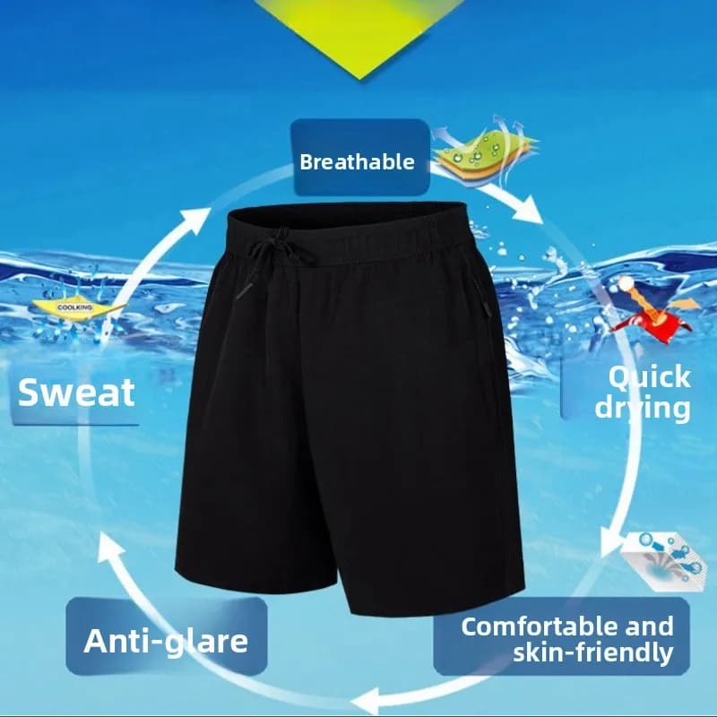 Pantaloncini da Ciclismo Plus Size per Uomo, Abbigliamento Casual Estivo Traspirante, Shorts Sportivi fino al Ginocchio 6XL per Basket e Palestra