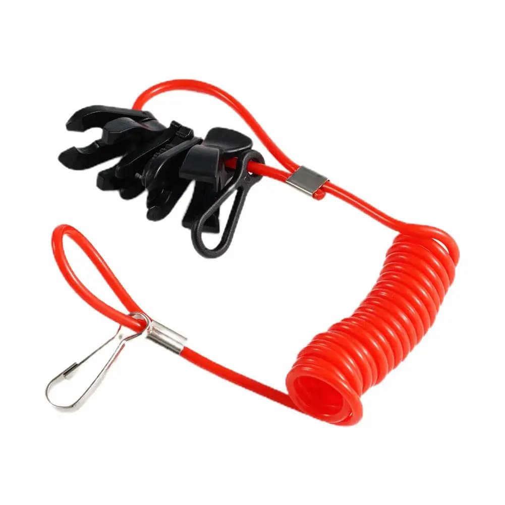 Motore fuoribordo Kill Stop Switch 7 tasti corda chiave cordino di sicurezza Tether per motore marino per Yamaha Honda Mercury/Mariner/Force