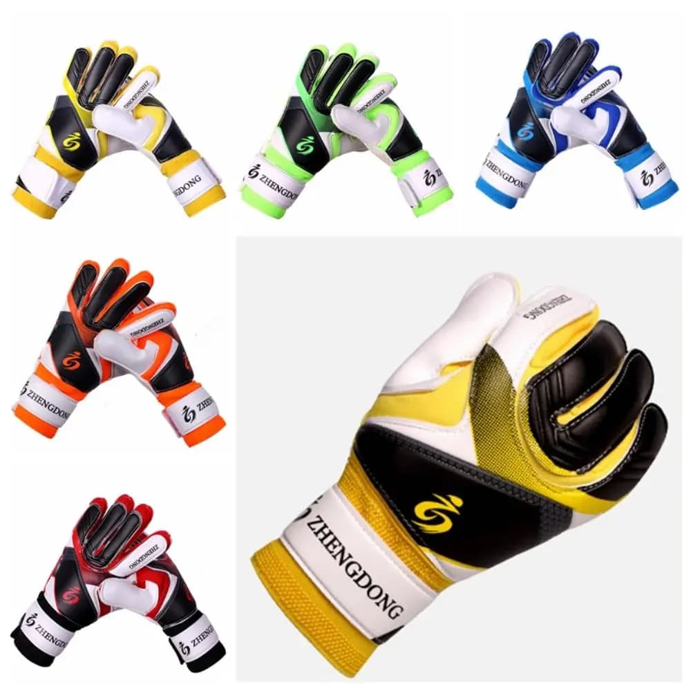 Guanti da Calcio Resistenti all'Usura, Guanti da Portiere Antiscivolo in Lattice Spesso, Guanti da Allenamento Eccellenti per Bambini