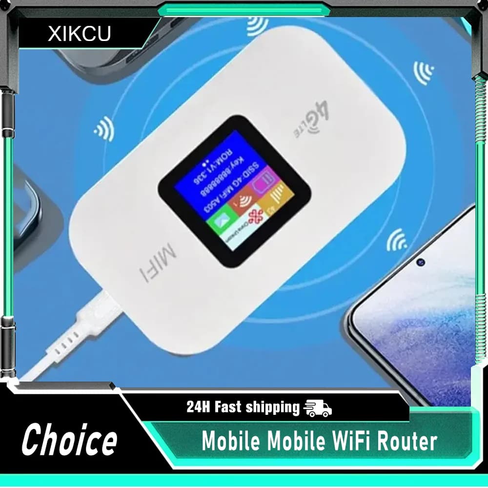 2025 4G Lte Router Wireless Wifi Modem portatile Mini Hotspot esterno Pocket Mifi 150Mbps Slot per scheda SIM Ripetitore 3000mah