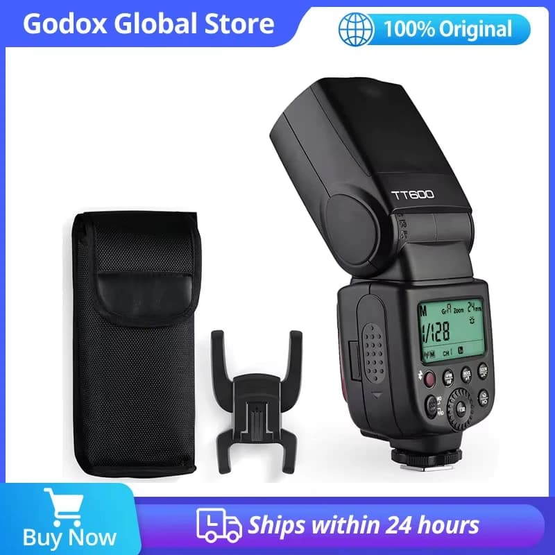 Godox TT600 Flash for Wireless Camera 2.4G X GN60 Master/Slave System for Canon Nikon Sony Pentax Olympus Fuji Lumix