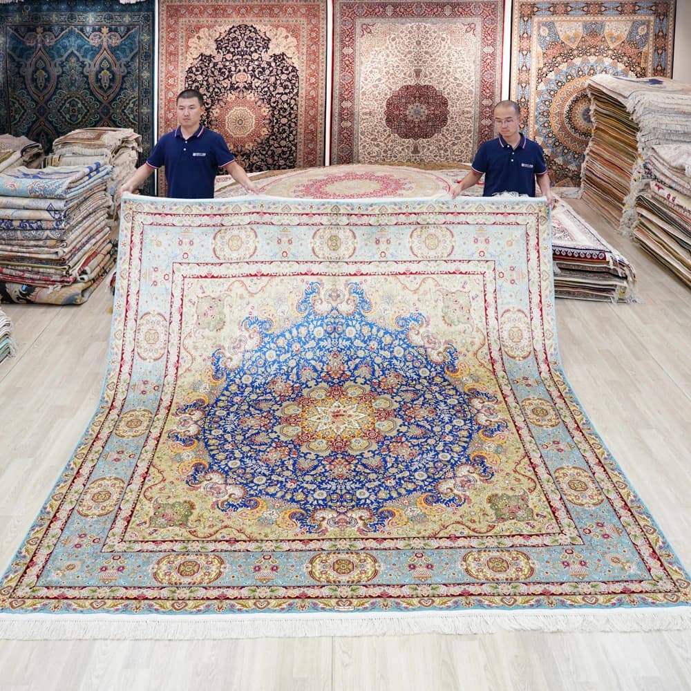 274x274 cm 2024 National Wind Tappeto Tavolino rotondo Soggiorno Tappetino yoga Moderno e semplice casa