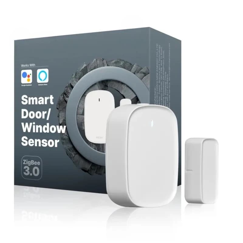 Sensore Intelligente per Finestre e Porte, Sistema di Allarme per la Sicurezza Domestica, Controllo Remoto tramite App Smart Life