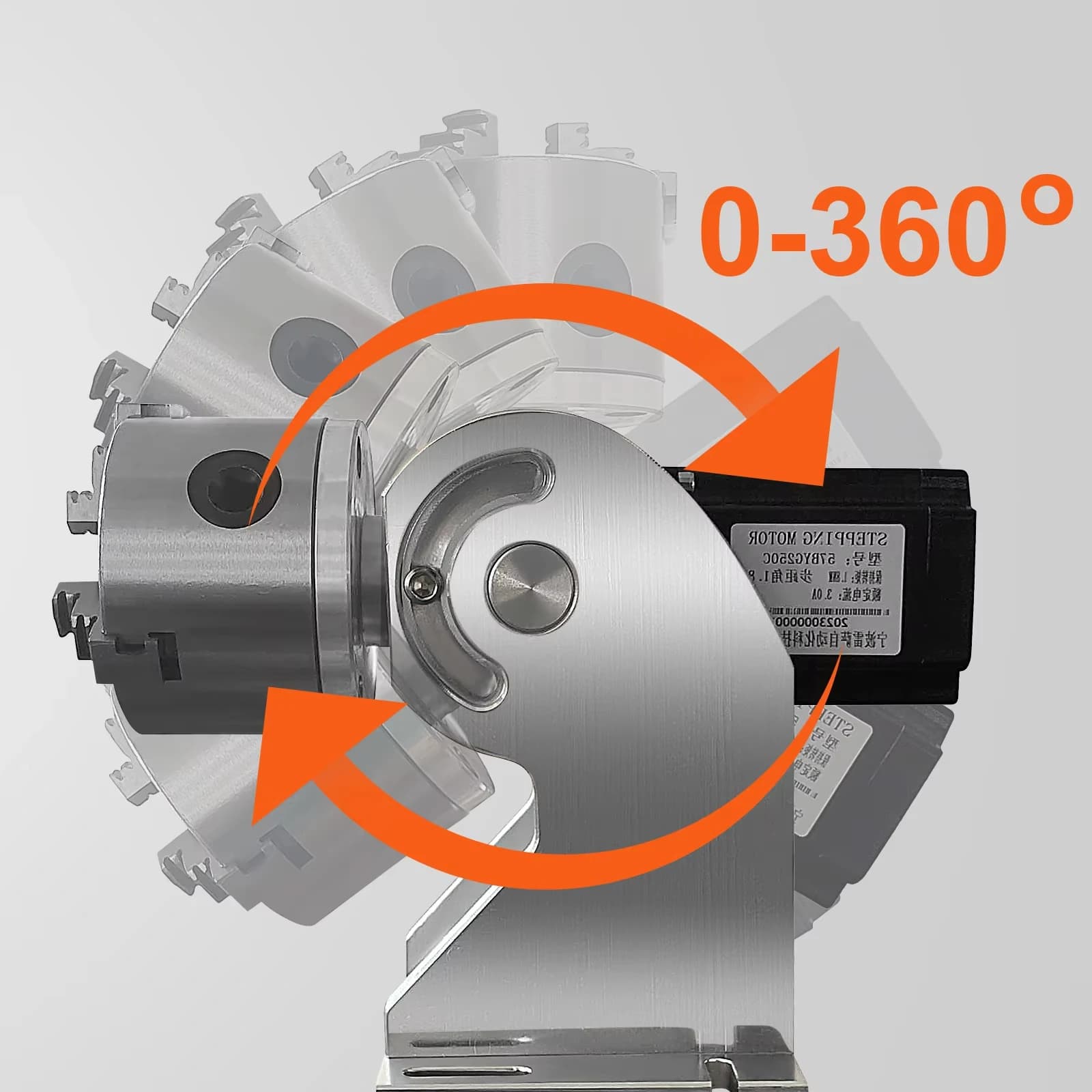 Universal rotary roller axis laser rotary module for SIHAO laser engraver 360 degree rotation for incision of cylindrical objects