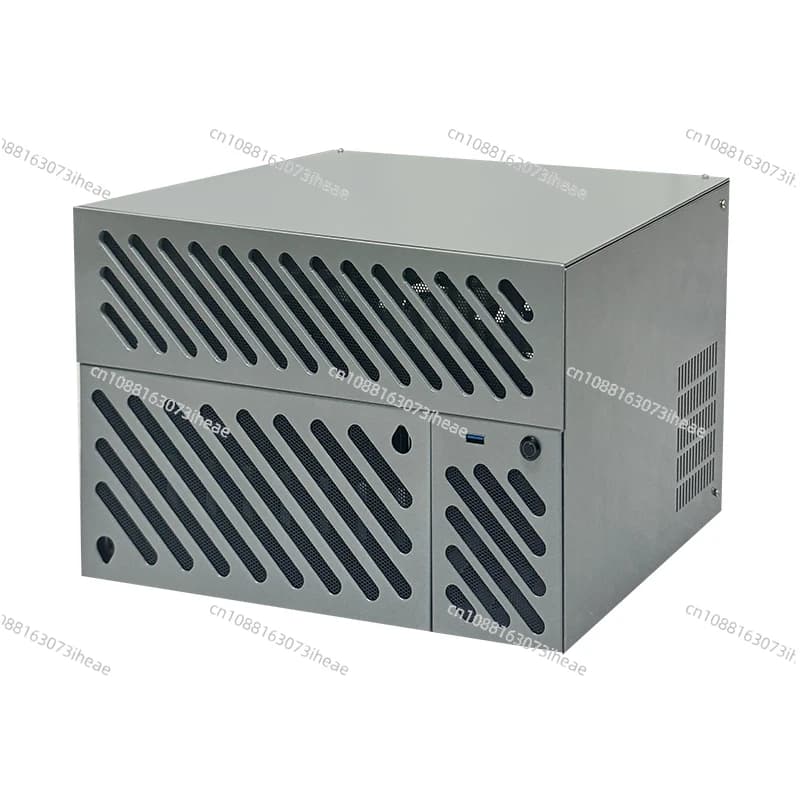 Chassis NAS N7 con 8 slot per dischi ATX mezza altezza PCIe Nero Synology SFX server di archiviazione file fai da te
