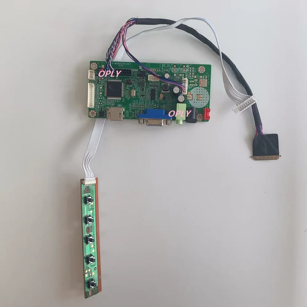 HDMI compatible 58C VGA controller board for N116B6-L04 N116BGE-L32 N116BGE-L41 N116BGE-L42 LCD panel LED screen 1366x768
