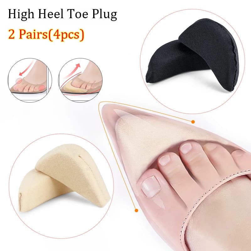 2 paia donne tacchi alti punta plug spugna avampiede inserto dimensione di regolazione solette sollievo dal dolore cuscinetti per scarpe ridurre il riempitivo delle dimensioni delle scarpe
