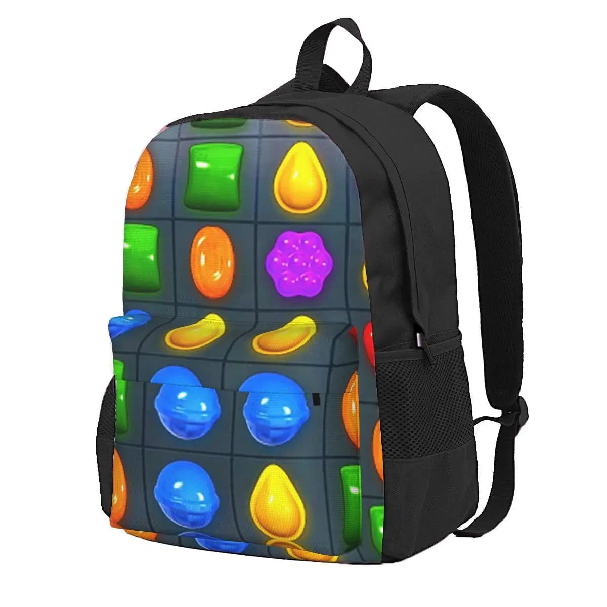 2022 Nuovissimo zaino per studenti Candy Crush, borsa da scuola, zaino da viaggio per escursioni, per ragazzi e ragazze, borse a tracolla alla moda