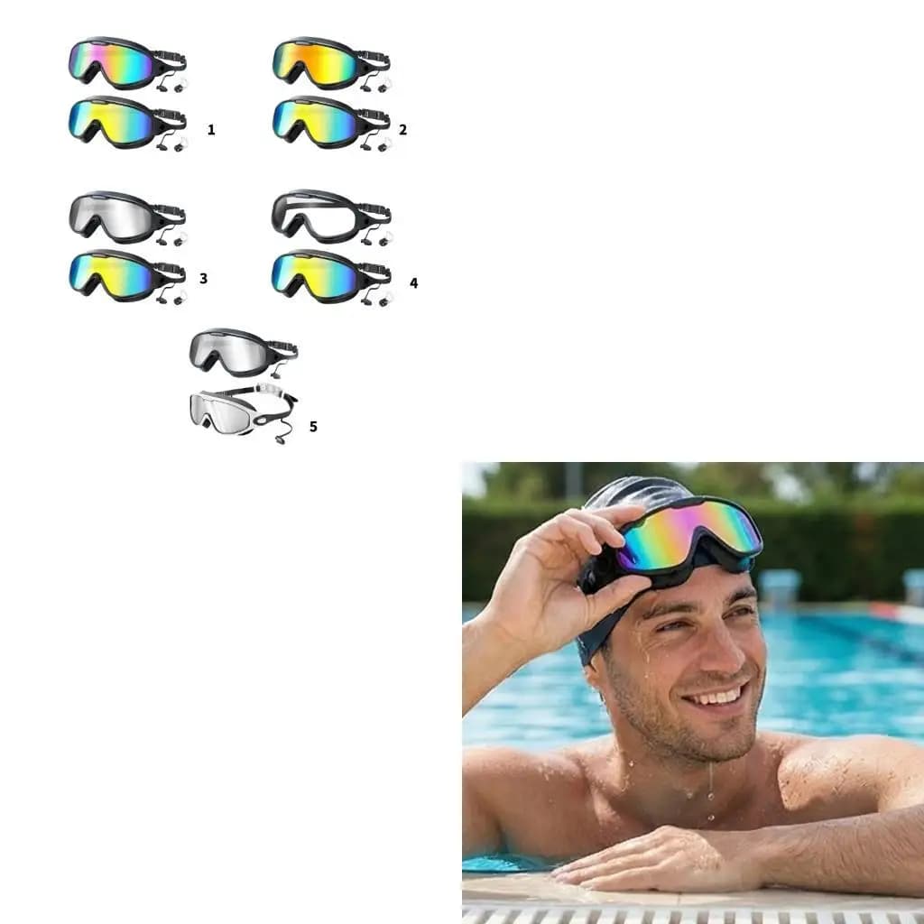 Professional Swimwear Waterproofing Blocking Lens Flexible Gasket Sportswear for Young Texture