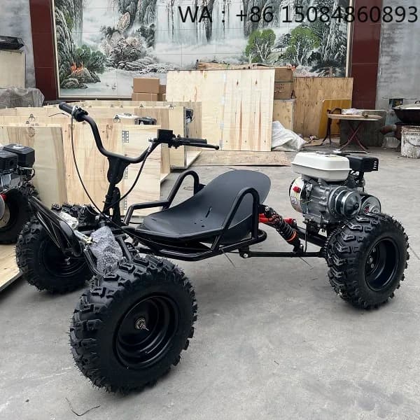 Hot Sale 212cc 4-Stroke Off Road Go Kart, 8 Inch Tires Max 60km/h Long Endurance Design for Kids Adults Outdoor Fun Racing Games
