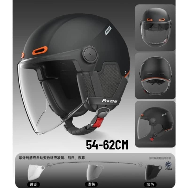 Electric Bike Helmet Motorcycle Hot Winter Helmets Open 3/4 Capable Man Woman Jet Scooter Means Helmets