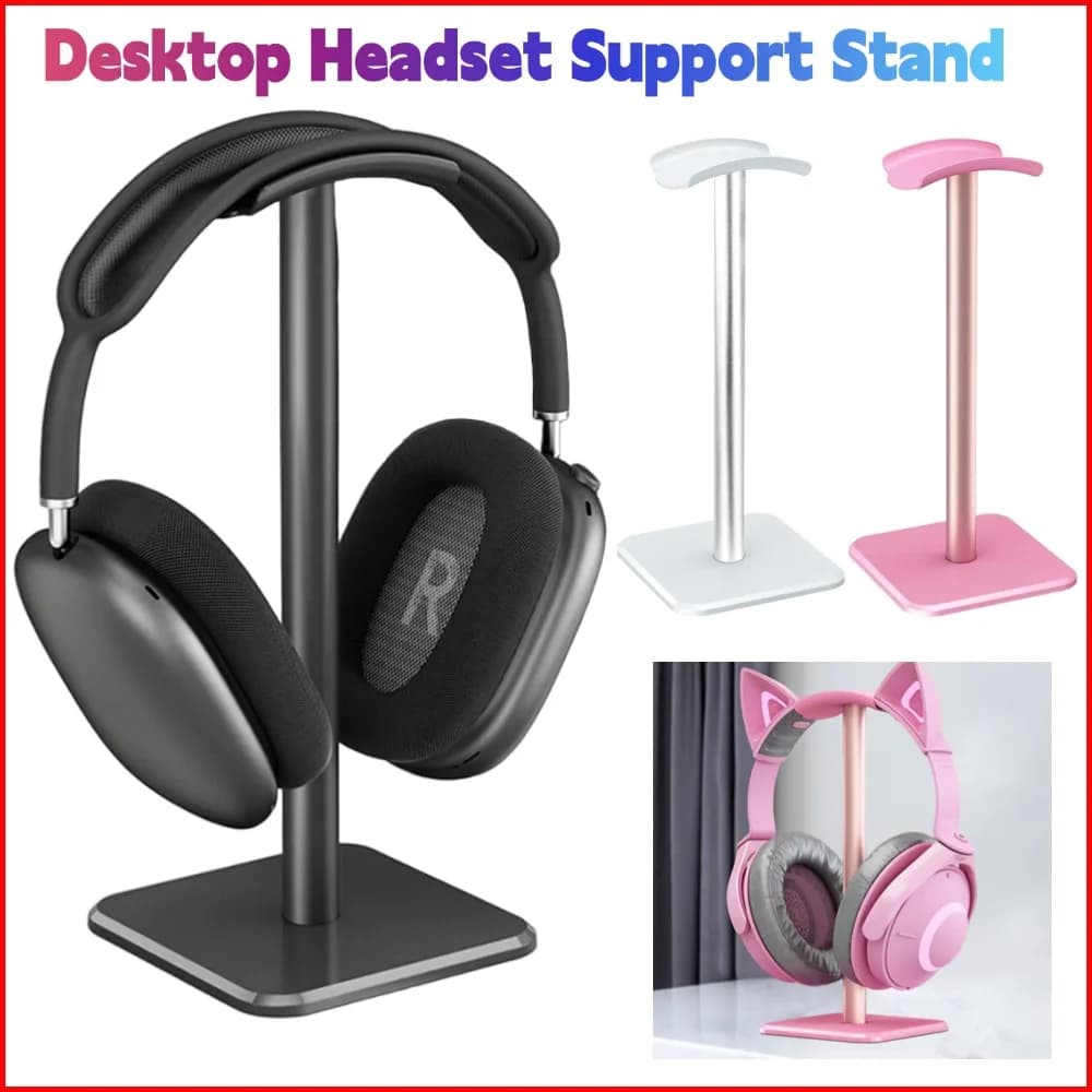 1PC in lega di alluminio supporto per cuffie salvaspazio cuffie da gioco espositore staffa verticale gancio per computer Gamer auricolare