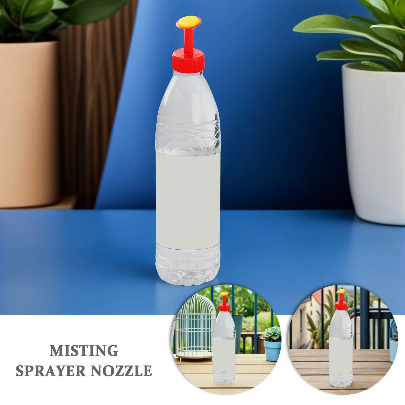 Set di 12 Ugelli Spray per Tubo da Giardino, Erogatori in Plastica per Irrigazione, Spruzzatori a Tappo per Bottiglie per Irrigazione di Piante, Prato e Fiori