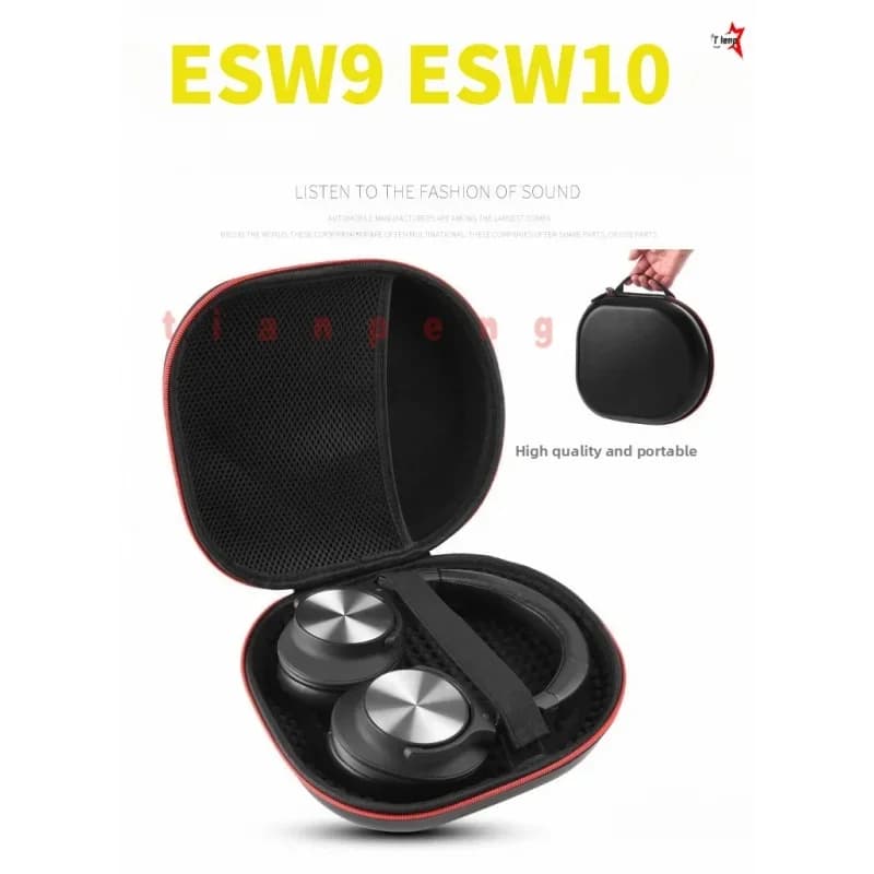 For Audio-Technica ESW9 ESW10 Headphone Travel Accessory Hard Storage Bag Shockproof Protective Carry Box