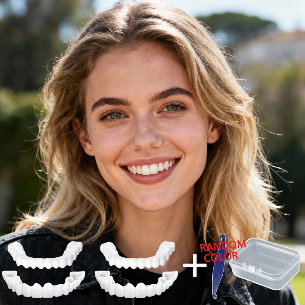 Nuove Faccette Dentali Senza Preparazione, Riutilizzabili, Sbiancamento Istantaneo, Preparazione Dentale Richiesta H2931