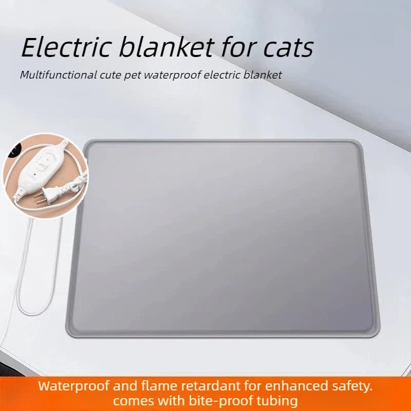 Coperta Elettrica per Animali Domestici, Tappetino Riscaldante Impermeabile per Cani e Gatti, Diverse Misure, Durevole e Riscaldante, Letti per Cani e Gatti