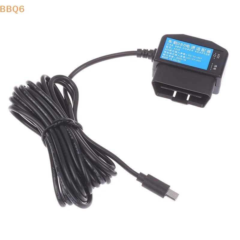 Cavo di alimentazione OBD a Type-C per Dash Cam e DVR Auto, Protezione Batteria 24h per Parcheggio, Accessori Auto