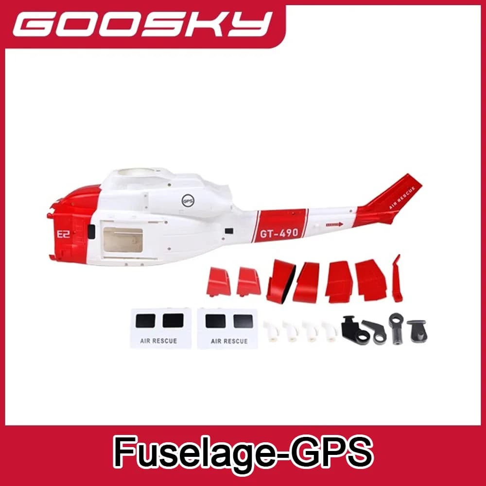 GOOSKY E2 GPS UH-1Y Helicopter Spare Parts Main Blade Tail blade Rotor Housing ESC Battery Motor Servo shell Canopy landing set