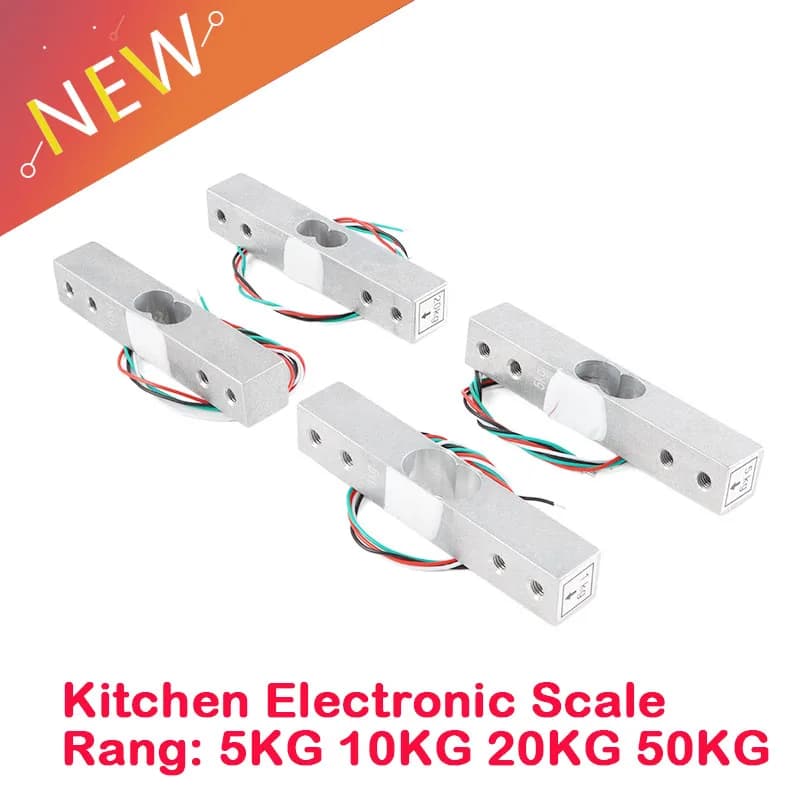 Load Cell 1KG 5KG 10KG 20KG 50Kg HX711 AD Module Weight Sensor Kitchen Electronic Scale Aluminum Alloy Weighing Pressure Sensor