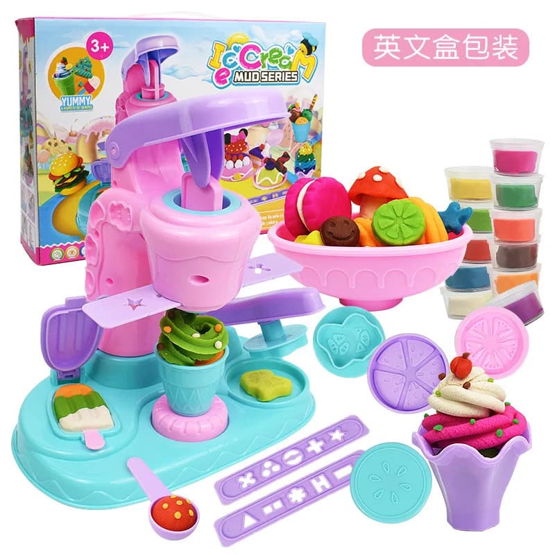 Set di 12/24 Pezzi di Stampi per Argilla, Giocattolo per Bambini, Argilla Non Tossica per Modellare, Giochi Educativi