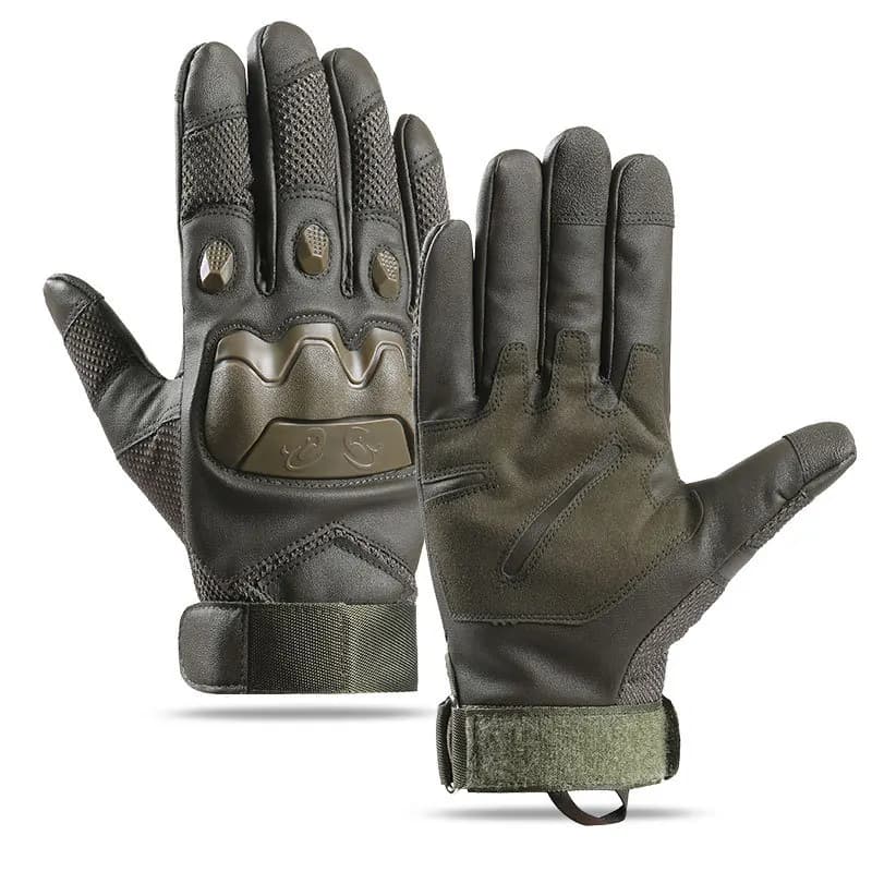 Guanti da moto vintage in pelle PU Guanti da moto da uomo Touch Screen Moto Motocross Racing Biker Guanti Equipaggiamento protettivo