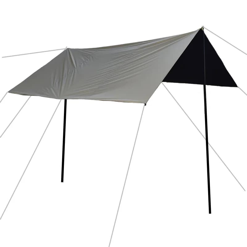 Light and waterproof sun curtain, for outdoor camping tent, beach tent, Oxford canopy with ribbon coating