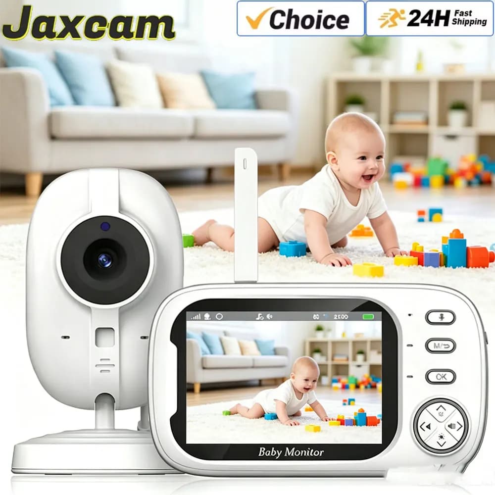 3.2 Inch LCD Baby Monitor 2.4G Wireless Night Vision Two Way Audio Nanny Cam Home Security Surveillance Camera