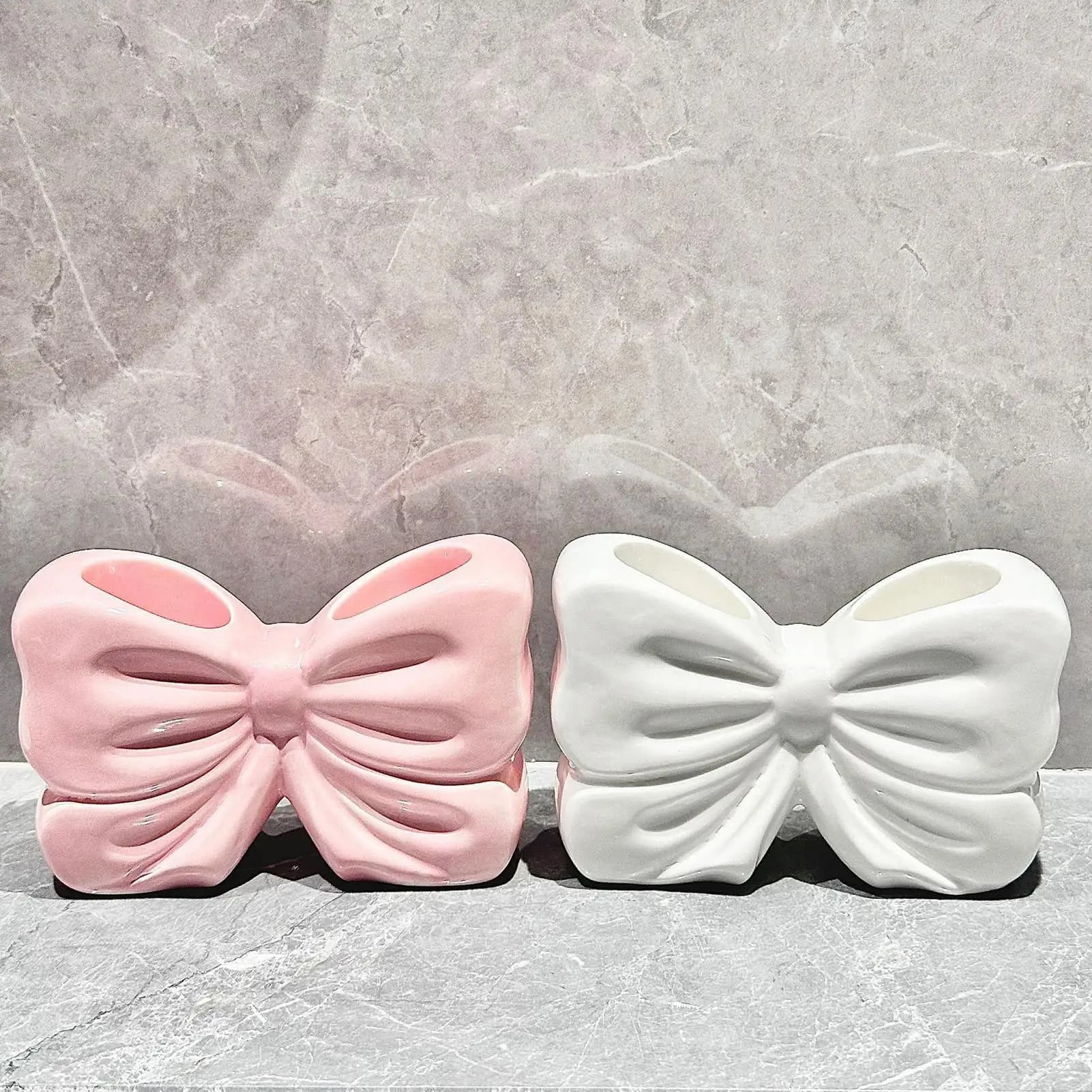 Portaspazzolini rosa da appoggio impermeabile senza foratura, dispenser decorativo per bagno, per famiglia, amici, uomini, donne