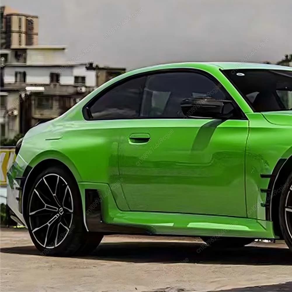 Per BMW M2 G87 2023-2024 ABS Body Kits Nero MP Stile Auto Minigonne Laterali Lip Flaps Estensione Rocker Splitter Diffusore Winglet Ala