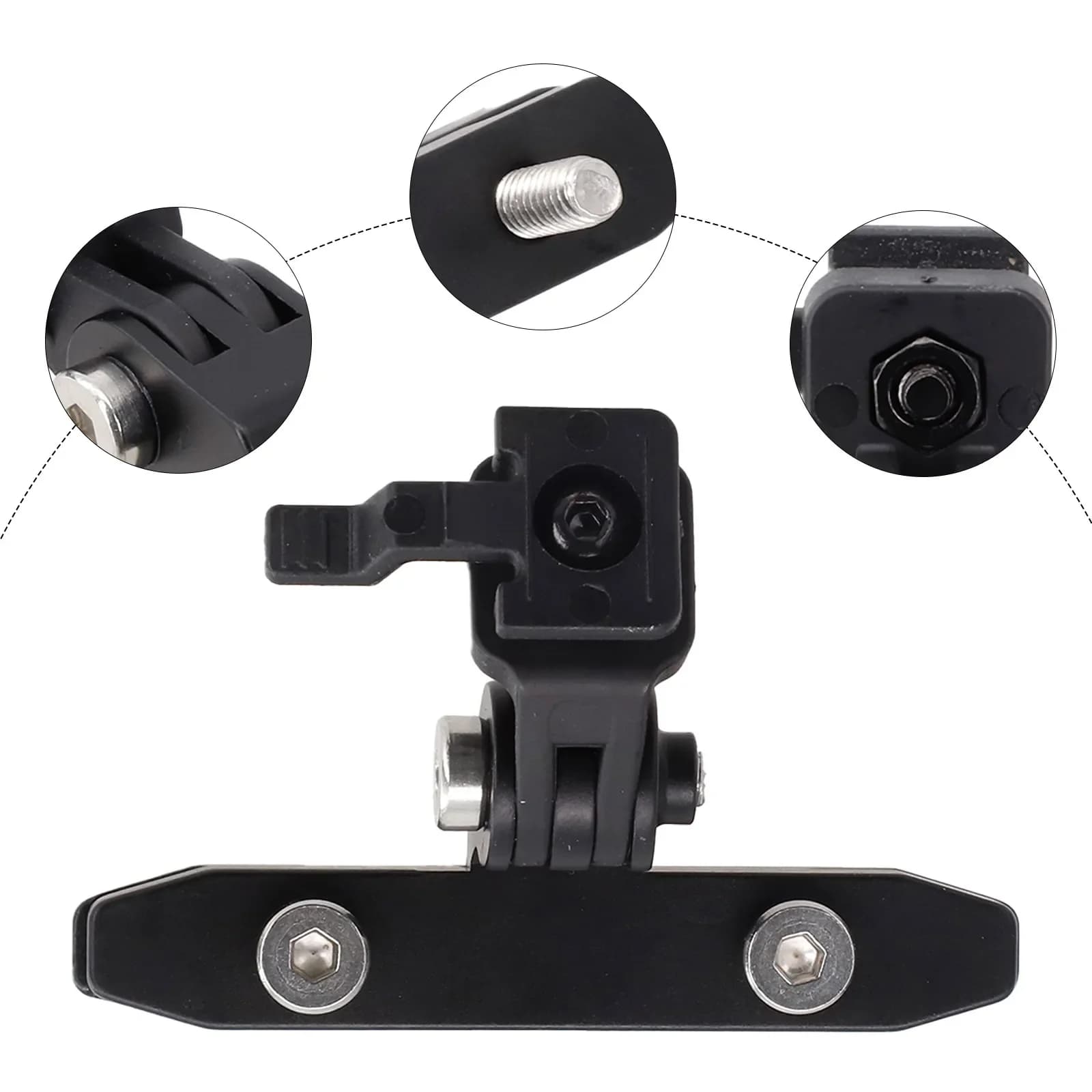 1Pc Sella Della Bicicletta Luce di Montaggio Per Trek-Bontrager Supporto Del Faro In Lega di Alluminio Ciclismo Sella Rail Luce Posteriore Bracke parte della bici